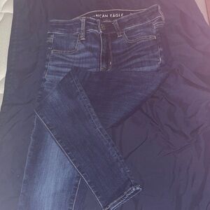 American Eagle Outfitters Women's Deep Indigo Skinny Jeans